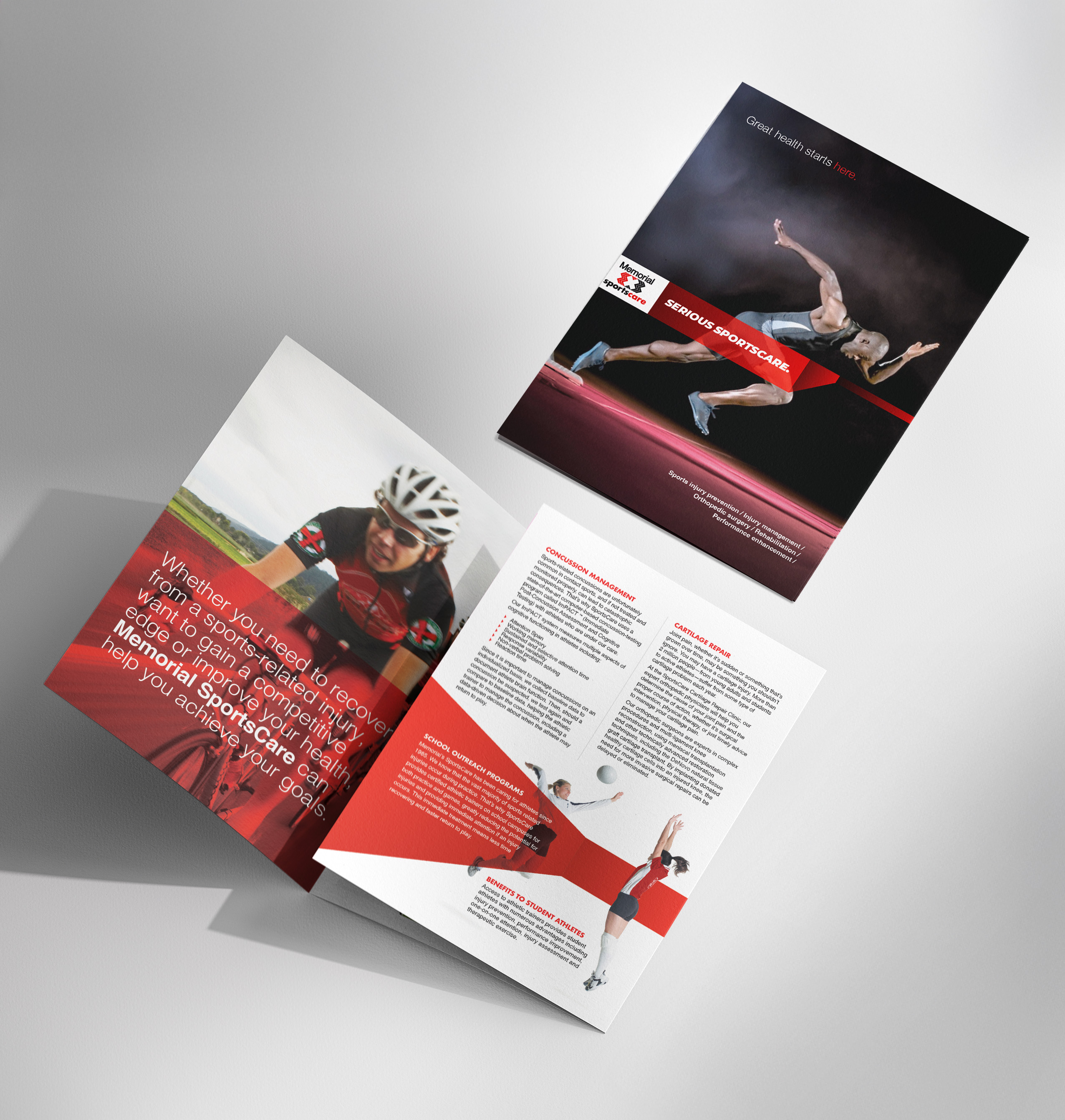 Memorial Sportscare Brochure Square Marc Battaglia