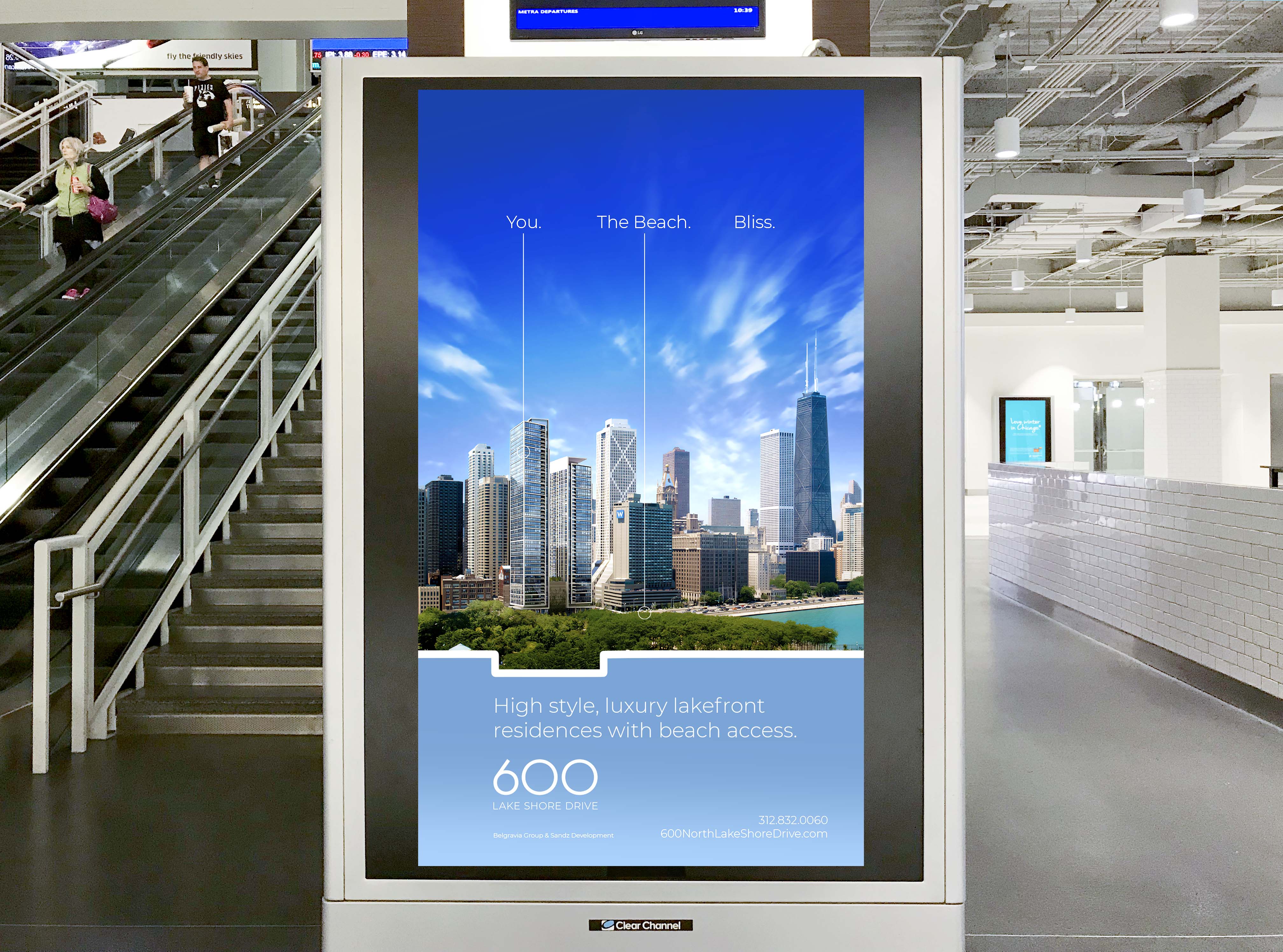 600 North Lake Shore Drive Ogilvy Indoor Digital Billboard Marc Battaglia